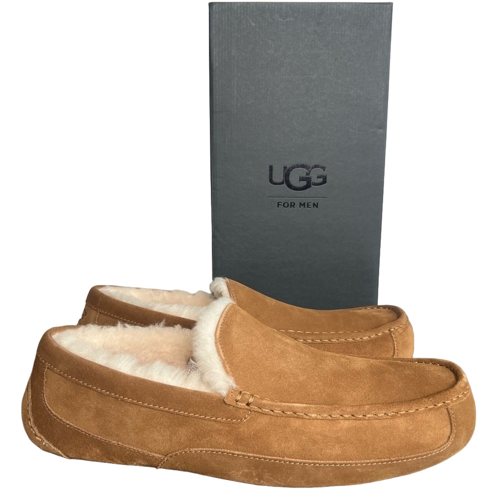 Ugg NEW Men's Ascot Chestnut Slipper Size 17 #B1610